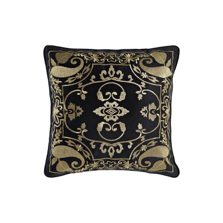 Cuscino DKD Home Decor Nero Dorato 45 x 10 x 45 cm Arabo