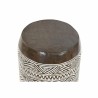 Tavolo aggiuntivo DKD Home Decor Bianco Naturale 28 x 28 x 50 cm 29 x 29 x 50 cm