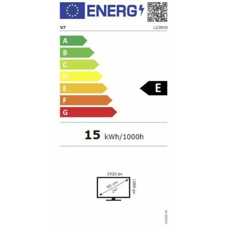 Monitor V7 L238V0-E Full HD 23,8"