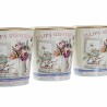 Set di Vasi DKD Home Decor Rosa Dorato PVC Alluminio Shabby Chic 38 x 13 x 14 cm (3 Pezzi)