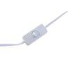 Lampada da tavolo Home ESPRIT Bianco Marrone Naturale Pino 220 V 12 x 12 x 25 cm