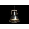 Lampadario DKD Home Decor 31 x 31 x 48 cm Dorato Marrone Ferro Legno di mango 50 W