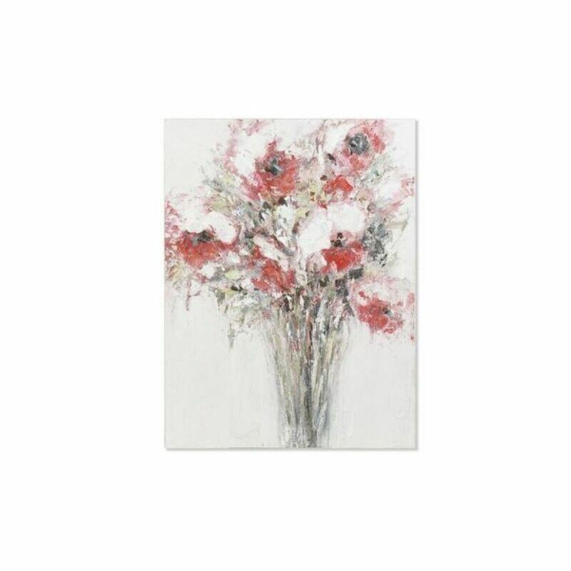 Quadro DKD Home Decor Dipinto a mano Fiori (90 x 3 x 120 cm) Quadro DKD Home Decor Dipinto a mano Fiori (90 x 3 x 120 cm)