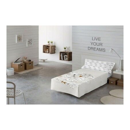 Set di Lenzuola Panzup Gatos 2 Singolo 160 x 270 cm