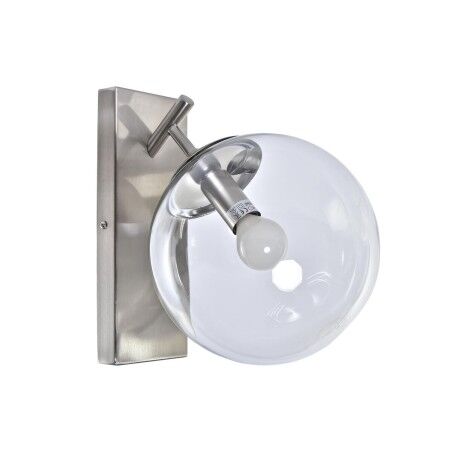 Lampada da Parete DKD Home Decor 25W Cristallo Argentato Metallo 220 V (20 x 25 x 27 cm)