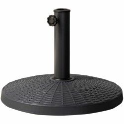 Base per Ombrellone Aktive 10 kg Nero Acciaio Poliresina 44,5 x 33 cm