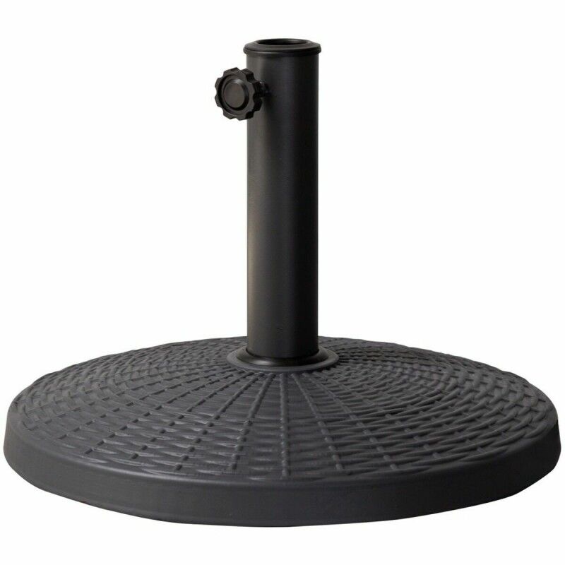 Base per Ombrellone Aktive 10 kg Nero Acciaio Poliresina 44,5 x 33 cm Base per Ombrellone Aktive 10 kg Nero Acciaio Poliresina 44,5 x 33 cm