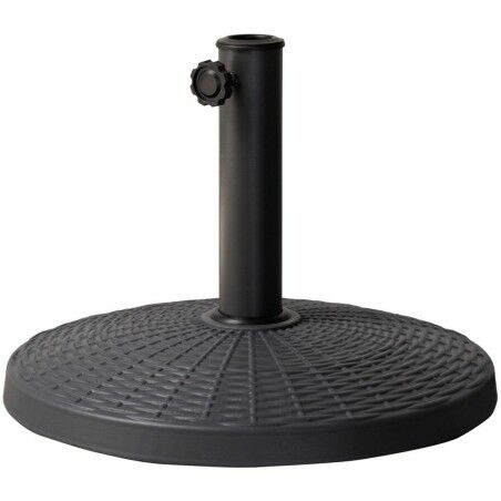 Base per Ombrellone Aktive 10 kg Nero Acciaio Poliresina 44,5 x 33 cm