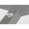 Tavolo da Pranzo DKD Home Decor Cristallo Grigio Trasparente Legno MDF (160 x 90 x 75 cm)
