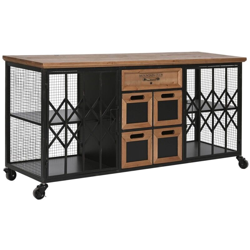 Cassettiera Home ESPRIT Metallo Abete Loft 122 x 37 x 58,5 cm Cassettiera Home ESPRIT Metallo Abete Loft 122 x 37 x 58,5 cm