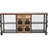 Cassettiera Home ESPRIT Metallo Abete Loft 122 x 37 x 58,5 cm
