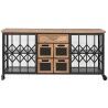 Cassettiera Home ESPRIT Metallo Abete Loft 122 x 37 x 58,5 cm