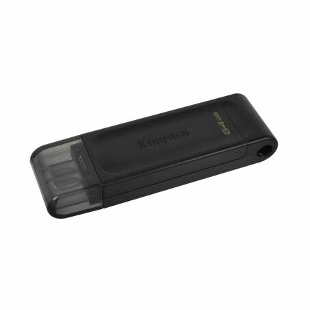 Memoria USB Kingston DT70/64GB usb c Nero 64 GB