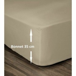 Lenzuolo con angoli aderenti Lovely Home Beige 180 x 200 180 x 200 cm