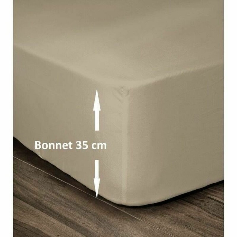 Lenzuolo con angoli aderenti Lovely Home Beige 180 x 200 180 x 200 cm Lenzuolo con angoli aderenti Lovely Home Beige 180 x 200 180 x 200 cm