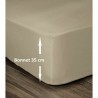 Lenzuolo con angoli aderenti Lovely Home Beige 180 x 200 180 x 200 cm