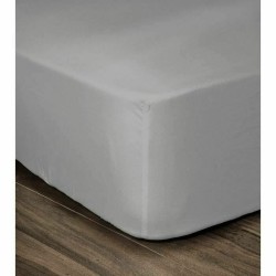 Lenzuolo con angoli aderenti Lovely Home Grigio Grigio chiaro Letto matrimoniale 180 x 200 cm