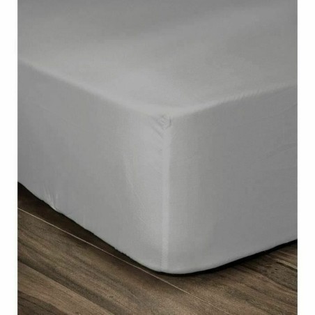 Lenzuolo con angoli aderenti Lovely Home Grigio Grigio chiaro Letto matrimoniale 180 x 200 cm