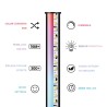 Lampada da Terra KSIX 12 W 220-240 V 140 cm