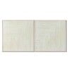 Tela Home ESPRIT Moderno 80 x 3 x 80 cm (2 Unità)