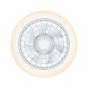Ventilatore da Soffitto con Luce KSIX Siroco G (3000k - 6500k)