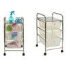 Cassettiera Berilo YS-A3CL Trasparente 3 cassetti