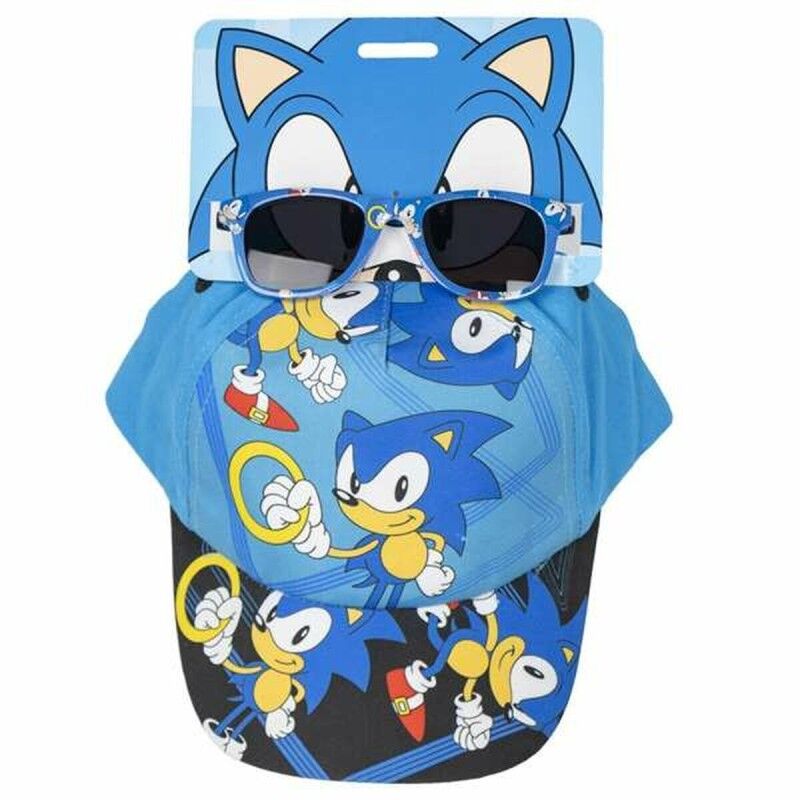 Set di berretto e occhiali da sole Sonic 2 Pezzi Per bambini Set di berretto e occhiali da sole Sonic 2 Pezzi Per bambini