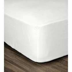 Lenzuolo con angoli Lovely Home Bianco Letto matrimoniale 160 x 200 cm 100 % cotone