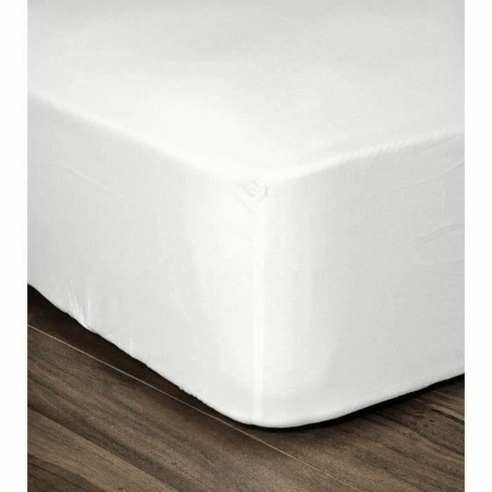 Lenzuolo con angoli Lovely Home Bianco Letto matrimoniale 160 x 200 cm 100 % cotone