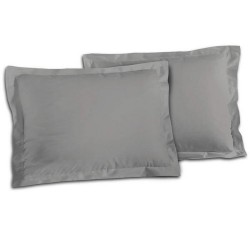 Federa Lovely Home Grigio Grigio chiaro 50 x 70 cm 100 % cotone