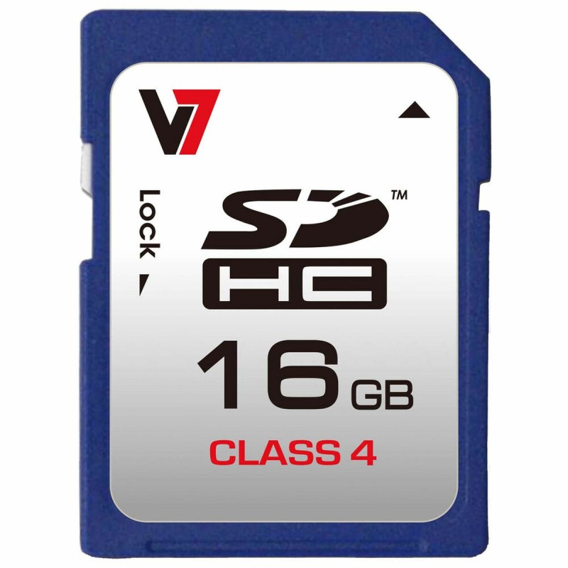 Scheda Di Memoria SD V7 VASDH16GCL4R-2E 16 GB Scheda Di Memoria SD V7 VASDH16GCL4R-2E 16 GB