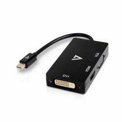Adattatore Mini DisplayPort con VGA/DVI/HDMI V7 V7MDP-VGADVIHDMI-1N Nero
