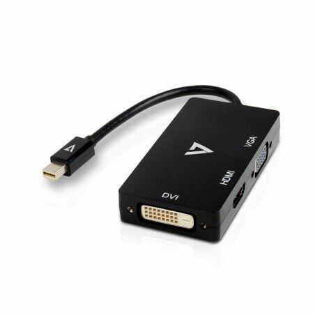 Adattatore Mini DisplayPort con VGA/DVI/HDMI V7 V7MDP-VGADVIHDMI-1N Nero