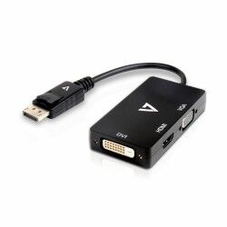 Adattatore Mini DisplayPort con VGA/DVI/HDMI V7 V7DP-VGADVIHDMI-1N Nero