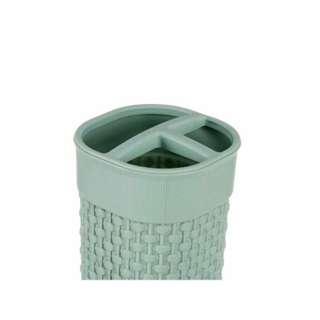 Set da Bagno Berilo PP-107-3 Verde Plastica (12 Unità)