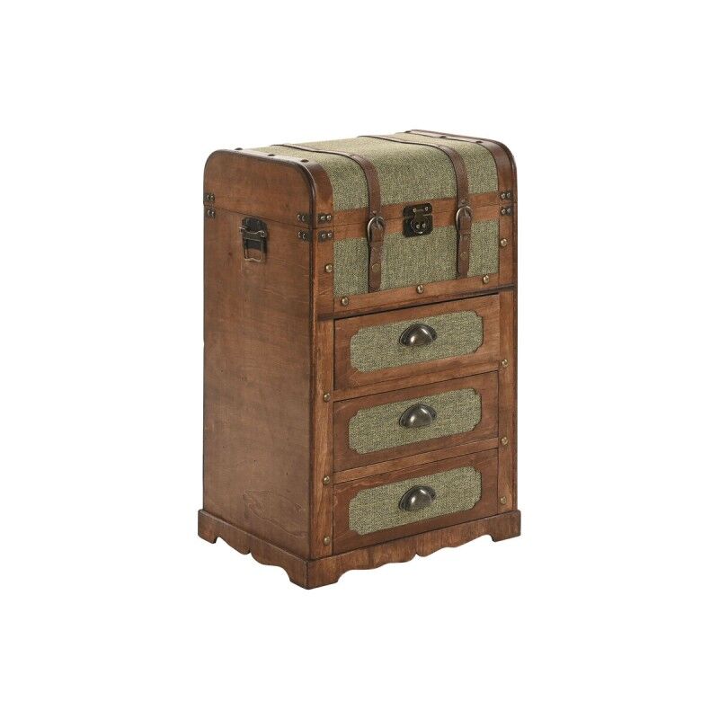 Cassettiera Home ESPRIT Verde Multicolore Tropicale 45 x 35 x 71,5 cm Cassettiera Home ESPRIT Verde Multicolore Tropicale 45 x 35 x 71,5 cm