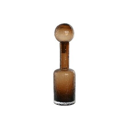 Vaso Home ESPRIT Marrone Cristallo Moderno 12,5 X 12,5 X 43,5 cm