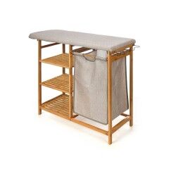 Asse da Stiro Kipit 1443FL BAMBOO.1 Crema Stoffa Bambù