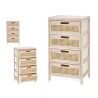 Cassettiera Rattan Naturale 40 x 73 x 29 cm 4 casseti