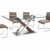 Ingresso DKD Home Decor Trasparente Argentato Marrone scuro 120 x 40 x 75 cm