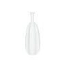 Vaso Home ESPRIT Bianco Fibra di Vetro 34 x 34 x 100 cm