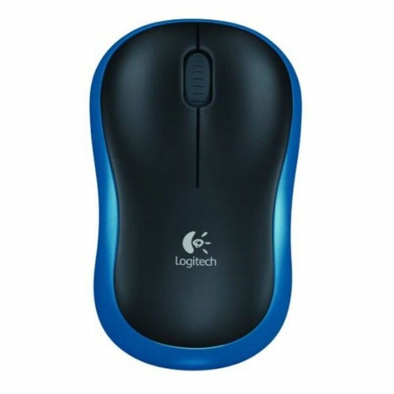 Mouse Ottico Mouse Ottico Logitech M185 Blu/Nero Mouse Ottico Mouse Ottico Logitech M185 Blu/Nero