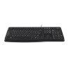 Tastiera Logitech K120 Nero Qwerty in Spagnolo Qwerty UK