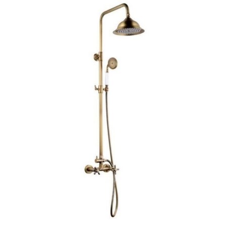 Colonna doccia Rousseau Bronce Acciaio inossidabile