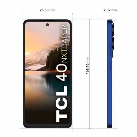 Smartphone TCL T612B-2ALCA112 8 GB RAM 256 GB Azzurro Midnight Blue 6,78" Mediatek Helio G88