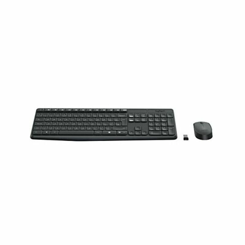 Tastiera e Mouse Wireless Logitech 920-007919 Spagnolo Qwerty in Spagnolo QWERTY Tastiera e Mouse Wireless Logitech 920-007919 Spagnolo Qwerty in Spagnolo QWERTY