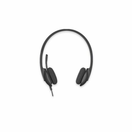Auricolari con Microfono Logitech 981-000475           USB 1,8 m Nero