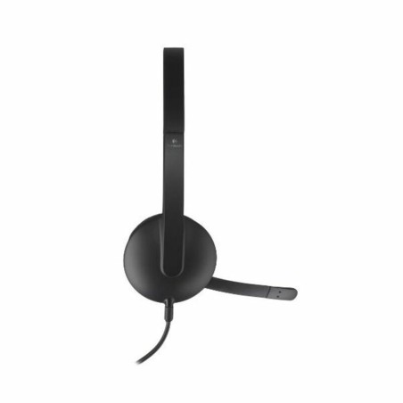 Auricolari con Microfono Logitech 981-000475           USB 1,8 m Nero