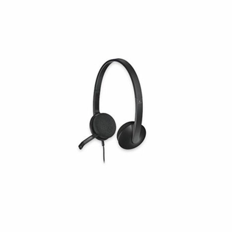 Auricolari con Microfono Logitech 981-000475           USB 1,8 m Nero