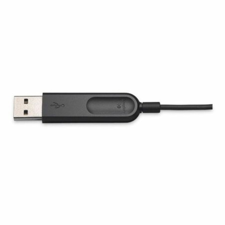 Auricolari con Microfono Logitech 981-000475           USB 1,8 m Nero
